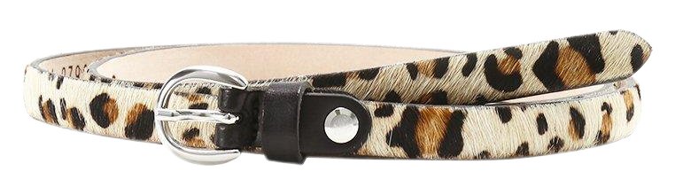 Leopard Print Thin Belt
