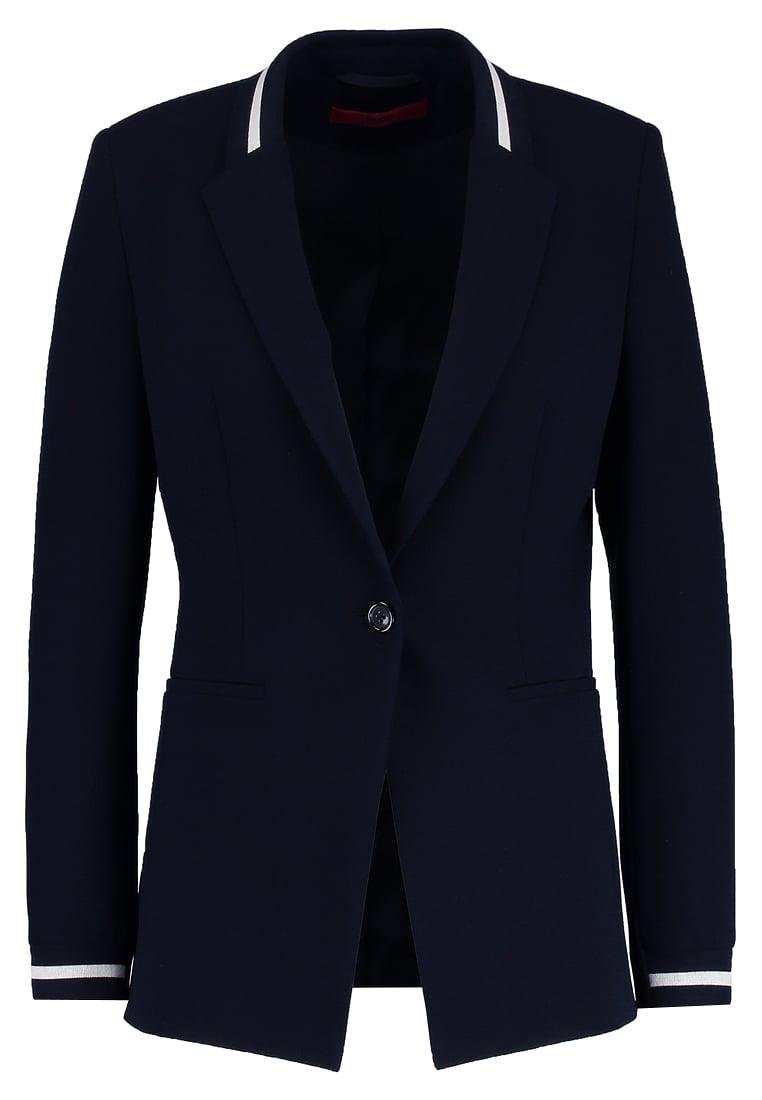 Navy Blazer White Trim