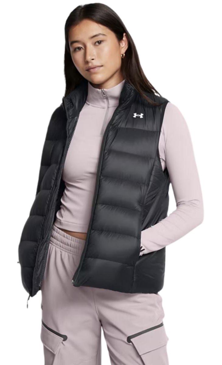 UA Black Down Puffer Vest