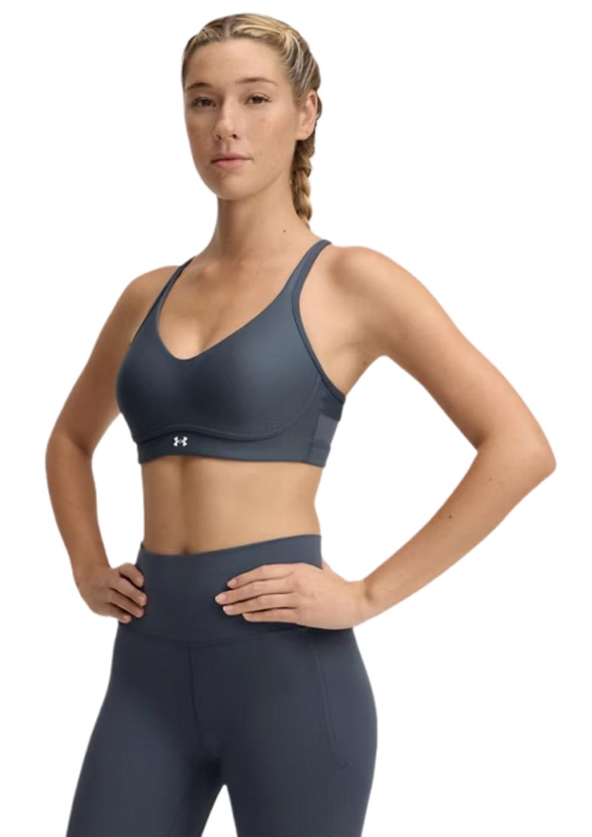 UA Steel Blue Sports Bra
