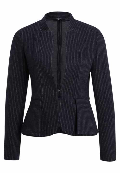Navy Pinstripe Blazer