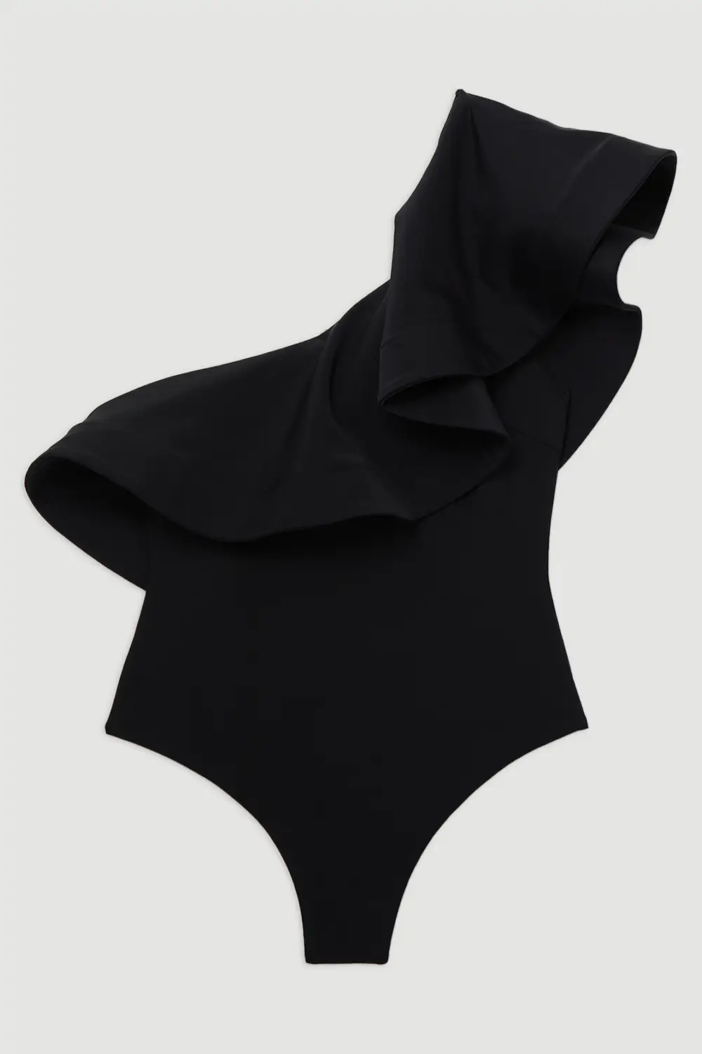 Ruffle One-Shoulder Swimsuit