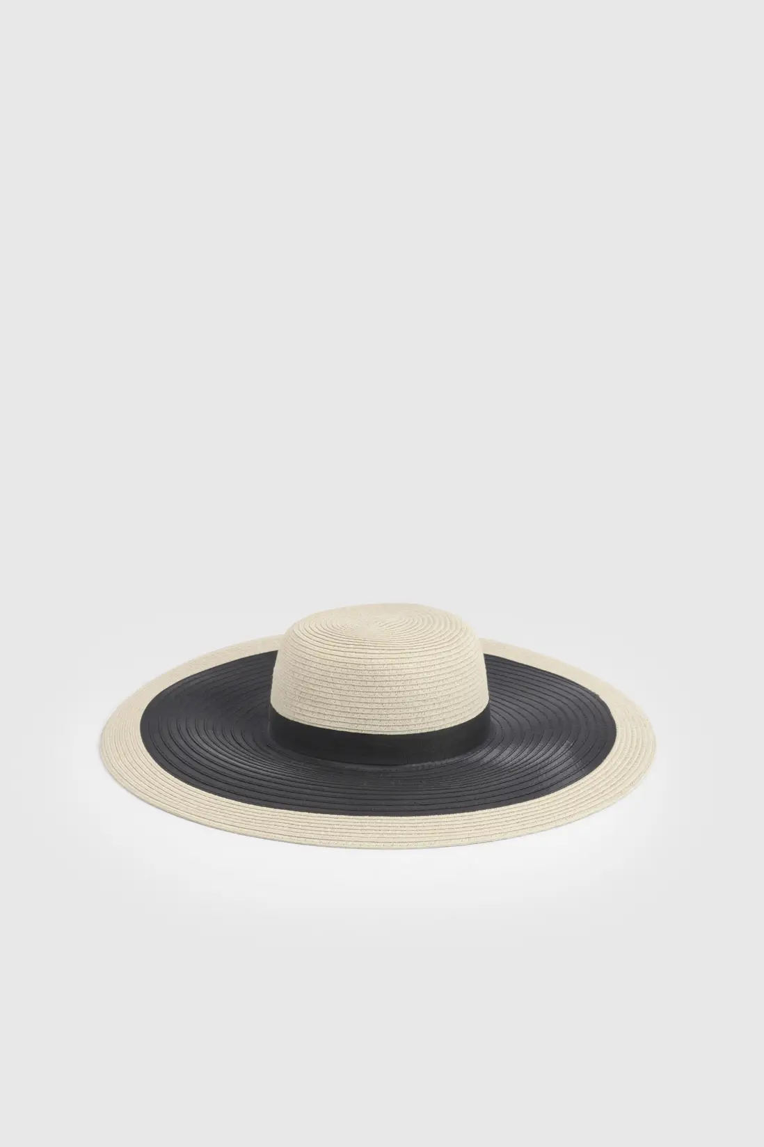 Cream/Black Sun Hat
