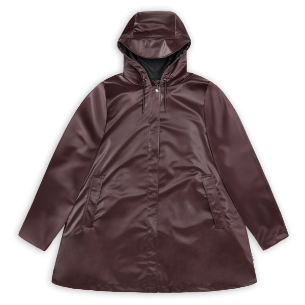 Rains A-Line Plum Rain Coat